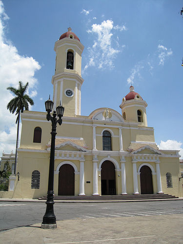 Catedral de Cienfuegos. Vista frontal